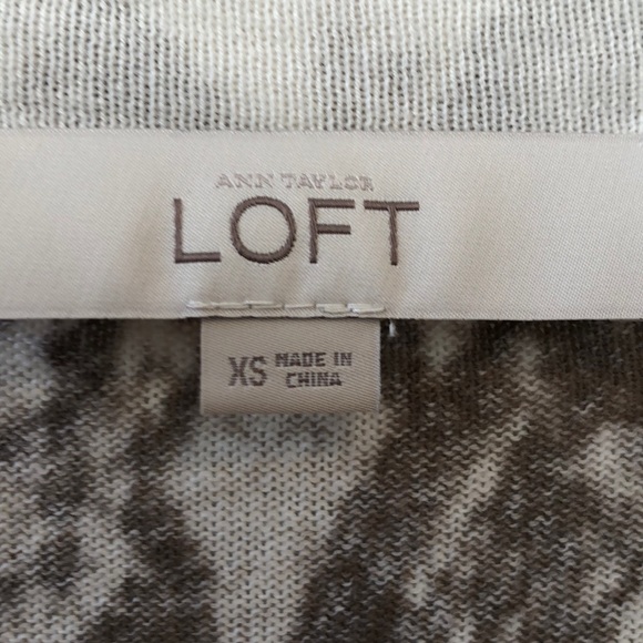 LOFT super soft python print cardigan - Picture 3 of 5
